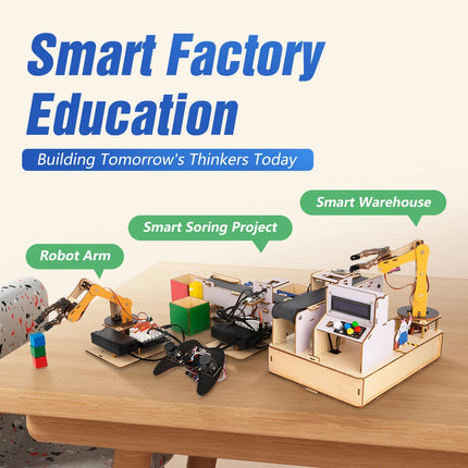 ACEBOTT ESP32 STEM Smart Factory Education Kit School Smart Home Kit Education Solution Series for Arduino