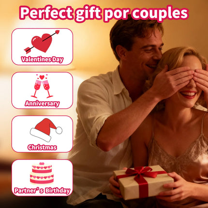 50-Card Couples Drinking Game Cards Set 8.9x6.4cm Challenge Cards Perfect for Date Nights Bedroom Fun Adult Parties