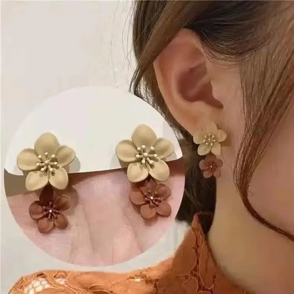 Korean Fashion Seven Star Zircon Earrings For Women Jewelry 2026 Trending New Luxury Women's Crystal Stars Stud Earrings Gifts
