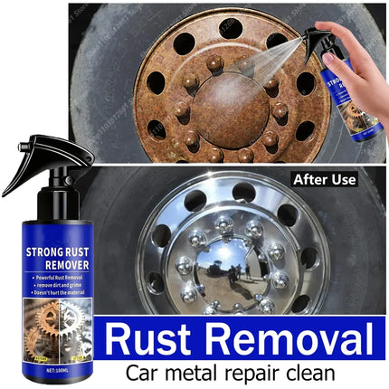 Clean Metal Iron Prowder Quickly Auto Exhaust Pipe Rust Derusting Spray Stain Removal Agent