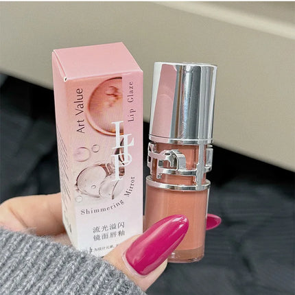 Transparent Moisturizing Lip Gloss Hydrating Drying Lips Mirror Lipstick Makeup Crystal Lip Oil Mirror Lip Glaze Tinted Plumper