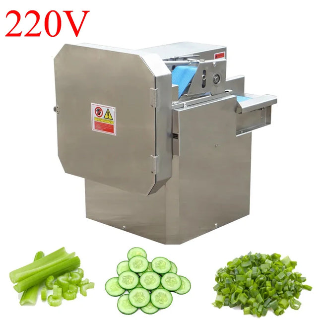 PBOBP 300Kg Per Hour Electric Commercial Cutter Food Chopper 220V Motor Gear Stainless Steel High Efficiency Vegetable