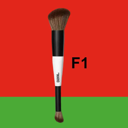 2 in 1 Highlight Blush Makeup F4 Brush Ambient Soft Glow Blush Brush Soft Fiber Hair Fashion Face Brush