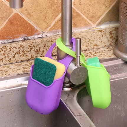 Sink Drain Rack Kitchen Storage Basket Shelf Hang Sink Bag Sponge Holder Soap Dish Drainer Home Organizer Kitchen accessories