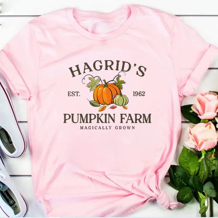 Hagrid's Pumpkin Patch T-shirt Fall Halloween Shirt Thanksgiving 2024 Tee Halloween Shirts Magic Shirts Book Lover Gifts