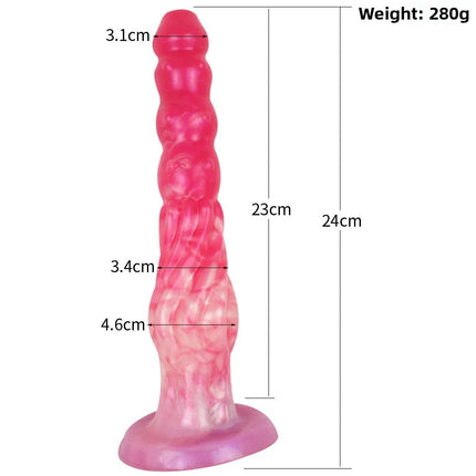 "Novelty Silicone Dildo · Unisex Massage Rod with Beaded Anal Plug - Ergonomic & Discreet Elegant Adult Toy" Pleasure Product
