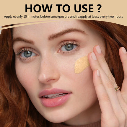Daily Glow Tinted Sunscreen SPF40 50ml - 3-in-1 Moisturizing Sun Protection with Tone Adapt Technology for Natural Coverage