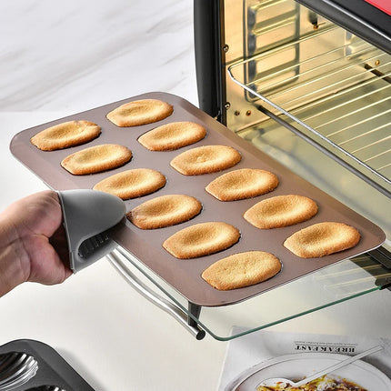 1Pc Mini Cake Mold Madeleine Tray Stainless Steel Tin Mold Madeleine Nonstic Cookie Pans Baking Tray Mould Tin Metal Biscuit Pan