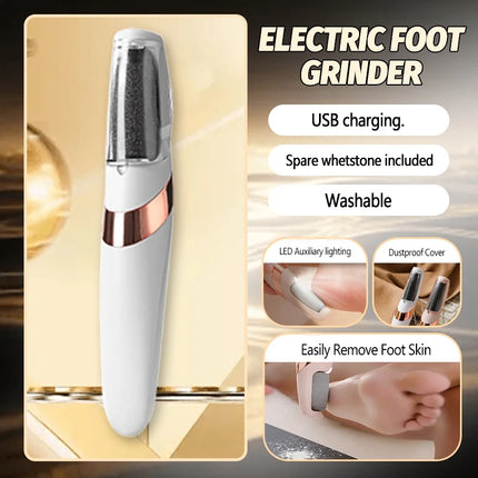 Electric Foot Heel Callus Remover Feet Dead Skin Removal Skin Care Tool Portable Pedicure Rasp Electric foot grinder