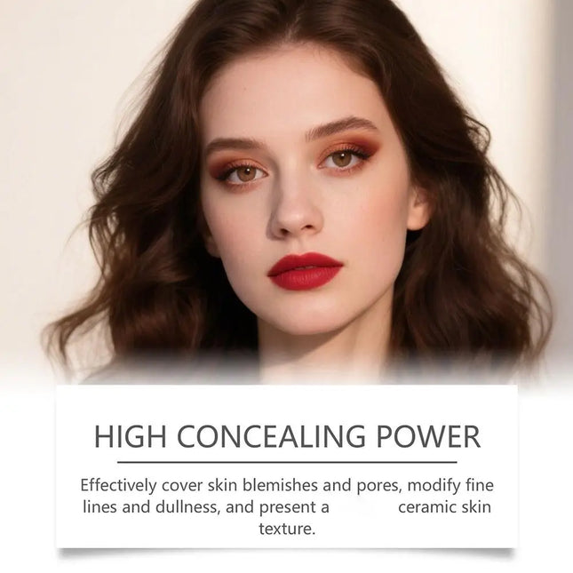 Color-changing Foundation Stick Blanca Foundation Korean Makeup Base High Coverage Concealer Natural Nude 2IN1 Foundation Stick