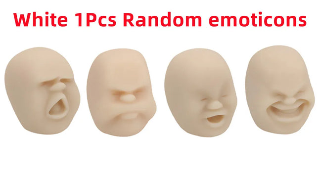Human Face Emotion Vent Ball Resin Relax Doll Fun Novelty Caomaru Antistress Ball Toy Adult Stress Relief Novelty Toys Gifts