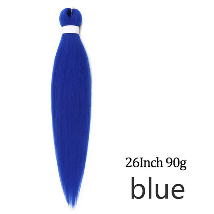 Pre-stretched long braided hair 26-inch crochet braided hair synthetic African Ombre giant Xpression braided hair