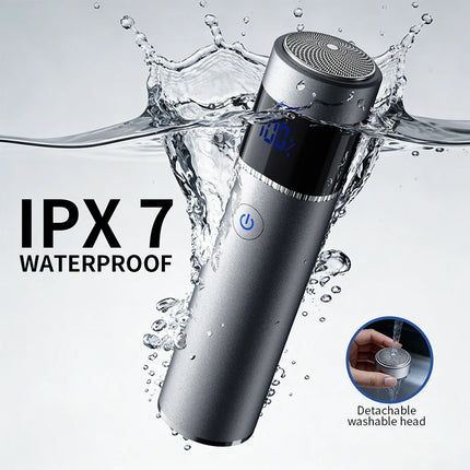 Portable Mini Men's Electric Shaver IPX7 Waterproof Razor Beard Trimmer for Travel and car Portable Shaving Machine