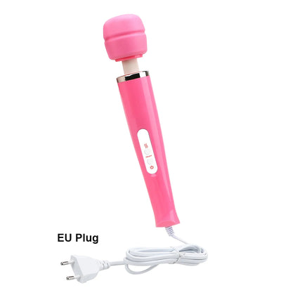 33cm Big Vibrators EU US Plug Magic Wand For Women Nipple Clitoris Stimulator Vaginal Anal Plug Dildo Female Masturbator Sex Toy