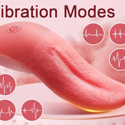 Clitoral Nipple Licking Vibrator Vaginal Anal Orgasm Stimulator with 10 Vibration Modes Adult Sex Toys for Couples Pleasure Game