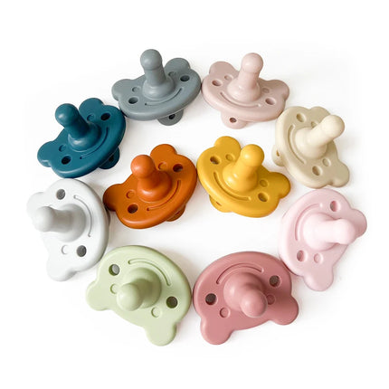 1Pcs Silicone Baby Pacifier Food Grade Silicone Newborn Soother BPA Free Cartoon shape Silicone Nipple Baby Pacifier