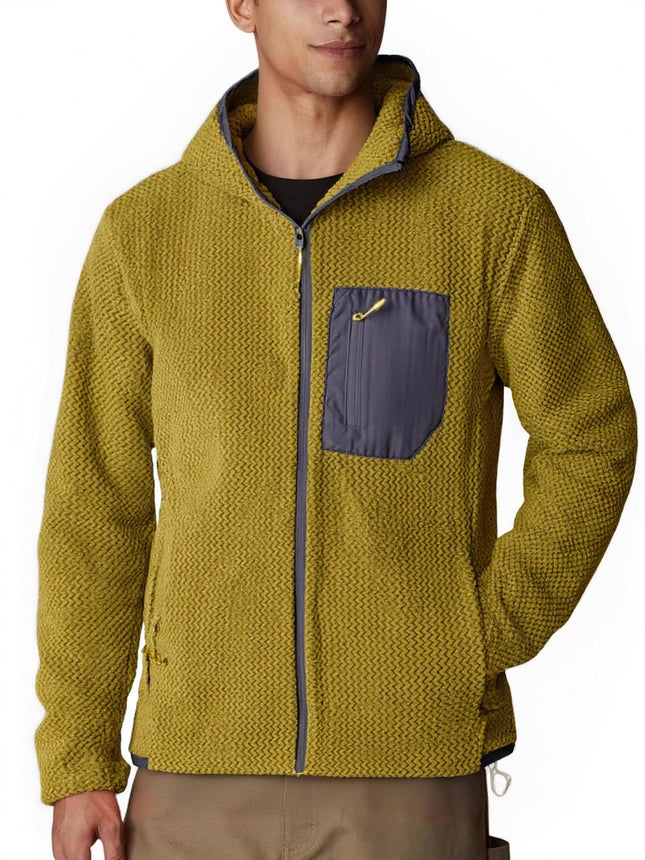 Outdoor  R2 Fce Jaet Hooded Open Cardigan Men's Women's Sweatirt Travel Climbing Hiking Warm Polyester Fiber
