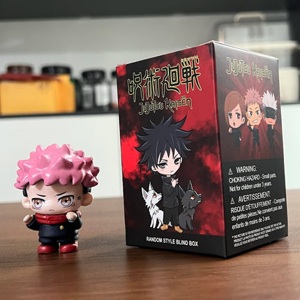 2026 new Anime Kaisen Figure Q Version Satoru Gojo Itadori Yuji Fushiguro Megumi Kugisaki Model Car Decora Blind Box Gift Toy