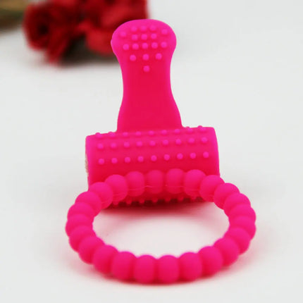 Super-stretchy Vibrating Cock Ring Rabbit Ears Stimulator Delay Erection Penis Ring Mutual Couple Sex Toy Waterproof Silicone