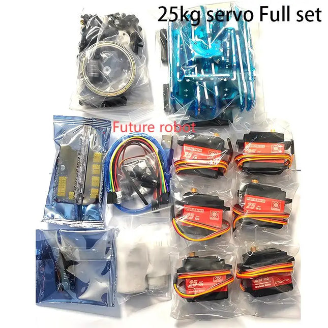 6 Dof Robot Arm Clamp Claw APP RC Control Metal Mechanical Robotics with Digital Servos for Arduino DIY Kit Programmable Robot