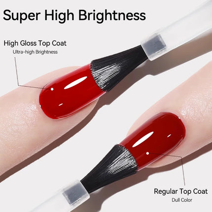 UR SUGAR 15ml Top Coat and Base Gel Nail Polish Hema Free Base Top Coat Gel Semi permanent Soak Off UV LED Nail Gel Varnish