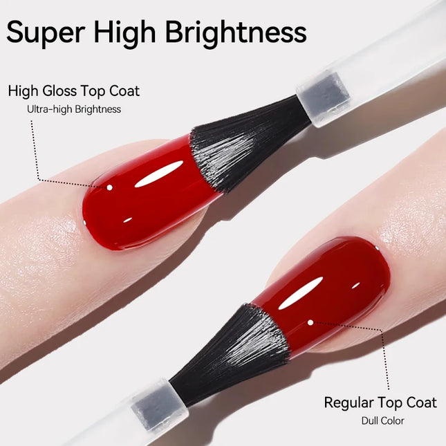 UR SUGAR 15ml Top Coat and Base Gel Nail Polish Hema Free Base Top Coat Gel Semi permanent Soak Off UV LED Nail Gel Varnish