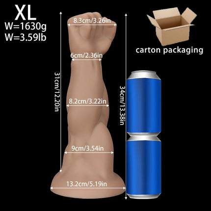 5 Sizes Silicone Artificial Arm Butt Plug Fist Anal Plug Sex Toy Dildo Anal Deep Stimulation Anus Dilator Masturbator Adult Toys