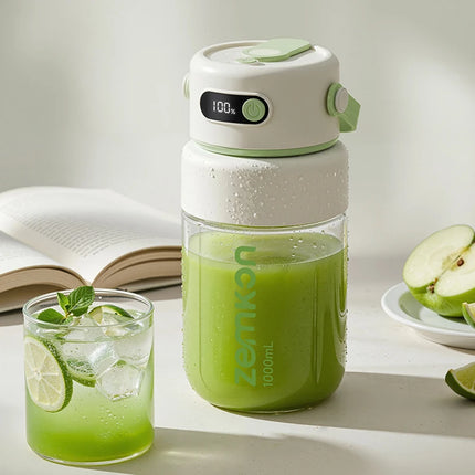 1000ML Portable Electric Juicer Blender USB Fruit Mixers Fruit Smoothies Machine Multifunctional Mixer Juice Maker