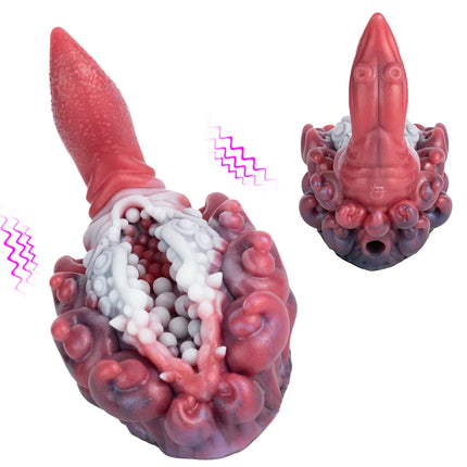 ORALSX Open Ended Male Masturbator 3D Texture Grinder Layered Nodules Stroker Pocket Pussy Adult Sex Toys For Man Penis Massage