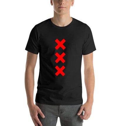 Amsterdam XXX logo T-Shirt oversized t shirt graphic tee shirt sweat plus sizes men's t shirts