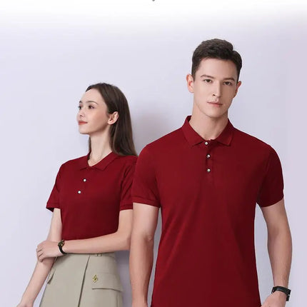 2025 New Fashionable Customized Polo Shirt, Suitable for Both Men and Women, Personalized Logo, Suitable for Business