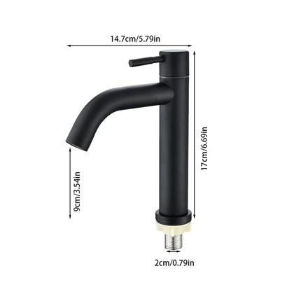 G1/2 'cold basin faucet stainless steel bathroom sink faucet deck installation basin sink faucet