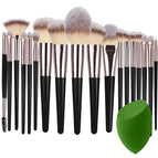 19Pcs GreenMakeupEgg