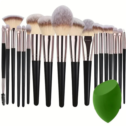 Professional 3-20PCS Makeup Brushes Set Soft Fluffy Foundation Eyeshadow Concealer Blending  Kabuki Women Beauty Tool
