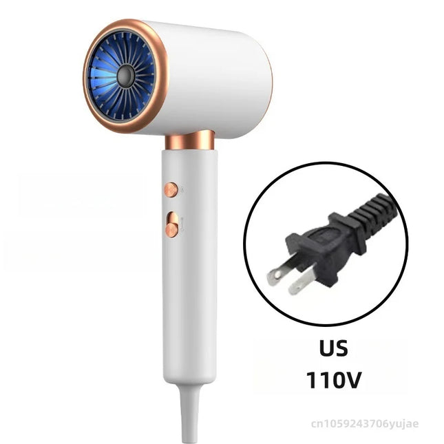 2400W High-Power 15-Second Fast Drying Negative Ion Constant Temperature Hot and Cold Air High-Speed Hair Dryer EU/US/UK Plug