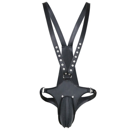 Gay Rave Harness Sexual Clothing Leather Belts Male Body Bondage Cage Chest Harness Strap Fetish Wear For BDSM Sex Sex Toys
