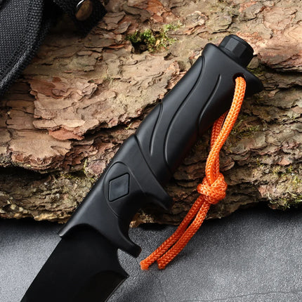Outdoor High hardness straight knife, fixed blade EDC convenient jacket, multi-purpose camping cutter and survival knife
