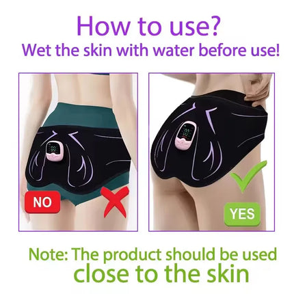 EMS Hip & Butt Toning Device - Professional Glute Lift Massager for Women Fitness Training and Body Contouring at Home