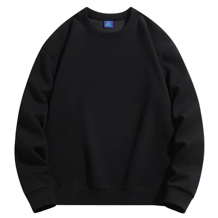 Men's and women's velvet crew neck sweater jumper casual wear cotton custom embroidery logo clothing design