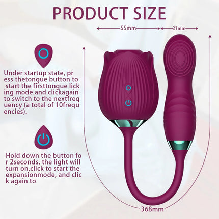 Clitoris Sucker Vibrator for Women Nipples Clit Stimulator Finger Wiggle G-Spot Vibrator Female Masturbator Sex Toy for Women 18