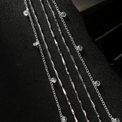 2025 Elegant Crystal Wedding Head Chain for Women Indian Forehead Jewelry Long Tassel Hair Accessories Bridal Boho Headpiece