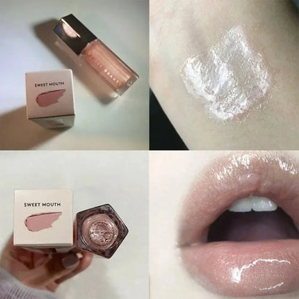 Hot 9 Colors Lip Gloss Lipstick Water Gloss Highlight Mirror Lasting FUSSY HEAT RIRI Sparkling Charming Moisturizing Lip Care