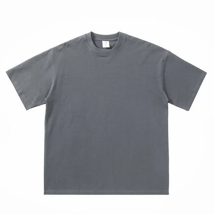 2025 Summer Men and Women T-shirt Cotton Solid T-shirts Oversized Short Sleeve T-Shirt Fashion Soft White Black Tee Clothing Tops