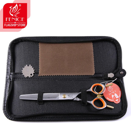Fenice 7.0inch Professional Dog Grooming Thinning Scissors 50% Thinning rate JP440C Pets Shears for Animal Tools Beauticians