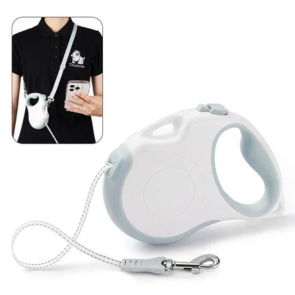 Truelove Tangle-Free Retractable Dog Leash 16 Ft Strong Nylon Tape One-Handed Brake Pause Lock for Dog Cat Owners Reliable TLL5001
