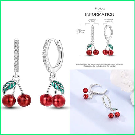 Orstarry 925 Sterling Silver Crystal Circular Eardrops Drop Earrings Women Earrings Charm Fashion Versatile Party Jewelry Gifts