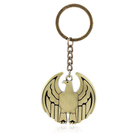 New The Boy Letter Keychains Red The Seven Hero Homelander High Quality Logo Alloy Keyring Men Car Accessories