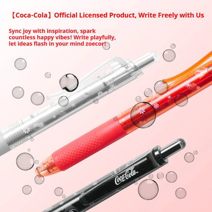 KACO Coca Cola & Treasure Co Branded Gel Ink Pen High Capacity Quick Drying Glacier Explores Writing,Office,Exam Stationery Pens