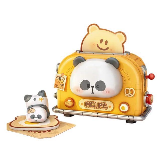 LOZ Retro Electronics & Toys Series, Toaster Computer with Lights Building Blocks Set, Desktop Toys, Ornament, Birthday Gift