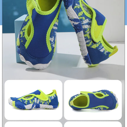 25-38# Quick Drying Water Sports Shoes Kids Summer Aqua Shoes Parent Child Vacation Beach Swim Student Indoor Fitness Shoe